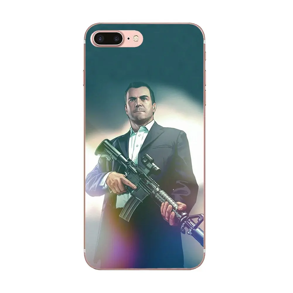 Grand Theft Auto Gta 5 для Galaxy A3 A5 A7 A8 A9 A9S On5 On7 Plus Pro Star 2015 2016 2017 2018 мягкий чехол телефона с