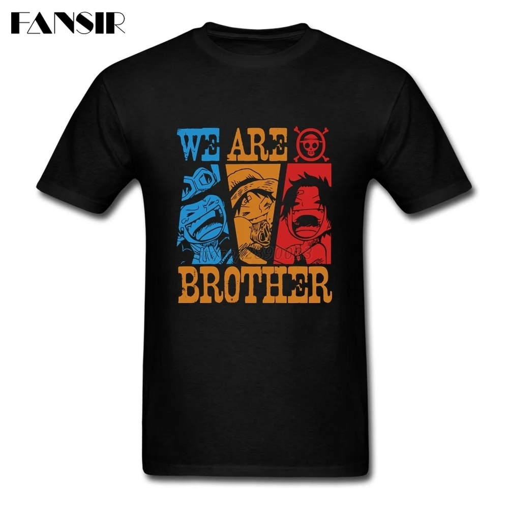 Сказочные футболки для мужчин 100% хлопок с коротким рукавом We Are Bros цельные
