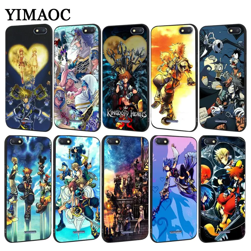 YIMAOC Kingdom Hearts DIY Роскошный мягкий случай для Redmi Примечание 4 4A 4X5 Plus 5A Prime 6 Pro 6A 7 S2 Go |