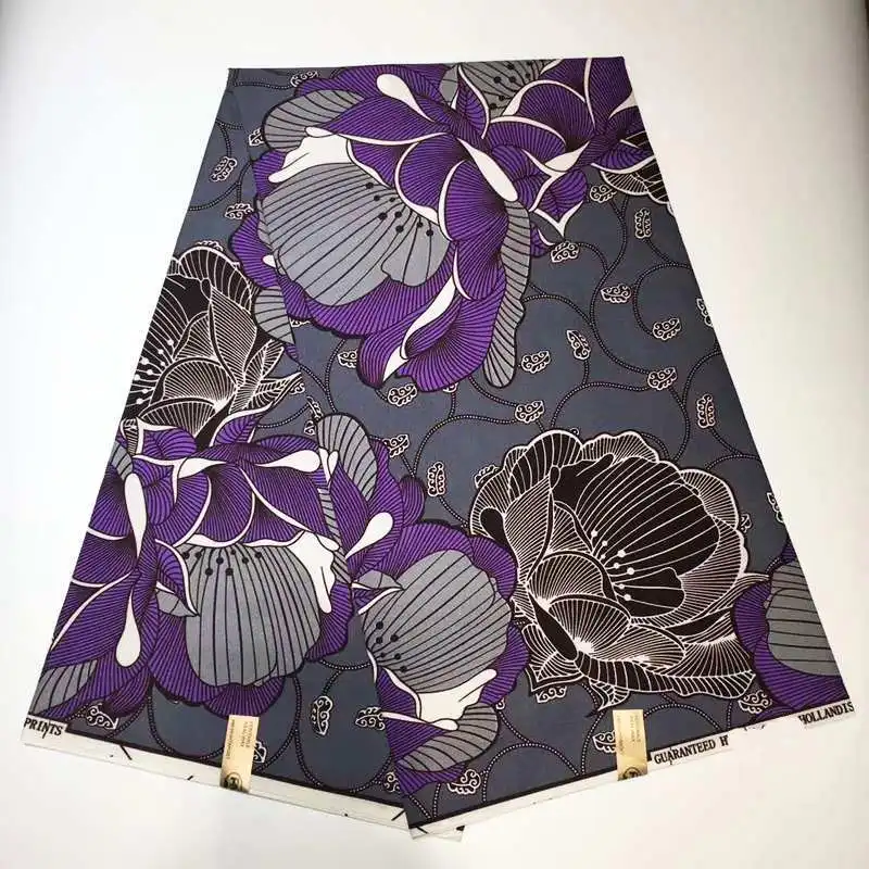 Полиэстер африканская восковая печатная ткань Kente Горячая Нигерия, Анкара африканская восковая ткань восковая печать 6 ярдов