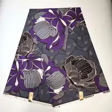 Полиэстер африканская восковая печатная ткань Kente Горячая Нигерия, Анкара африканская восковая ткань восковая печать 6 ярдов