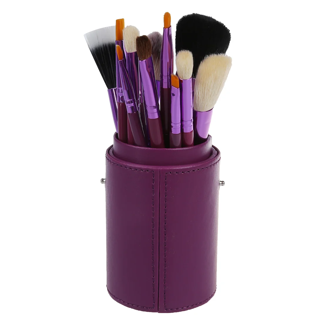 Buy 12pcs Professional Wooden Handle Makeup Brush Set