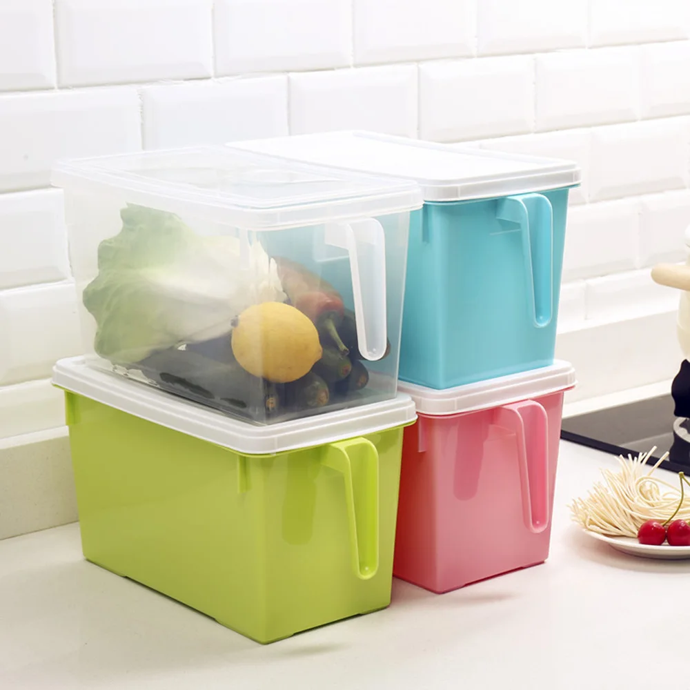 Buy 1PC Food Crisper Refrigerator Storage Box with Lid