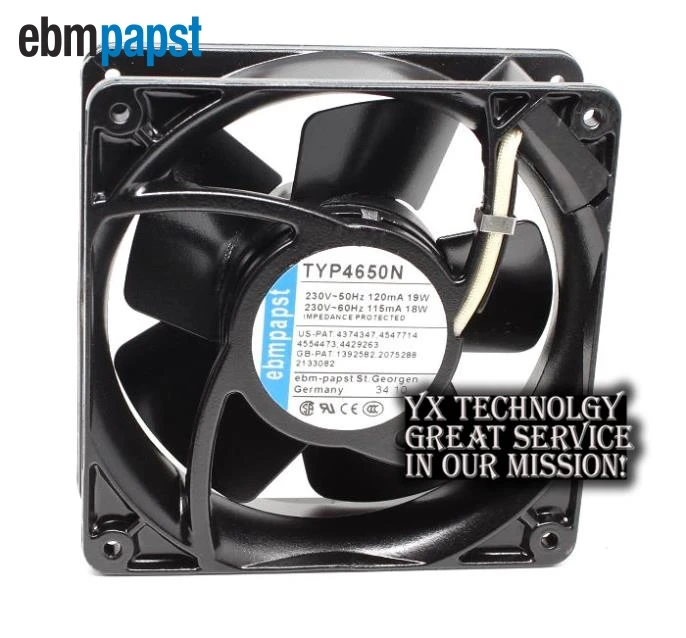 

orginal Full metal 120*120*38mm TYP-4650N 12038 230V double ball AC cooling fan