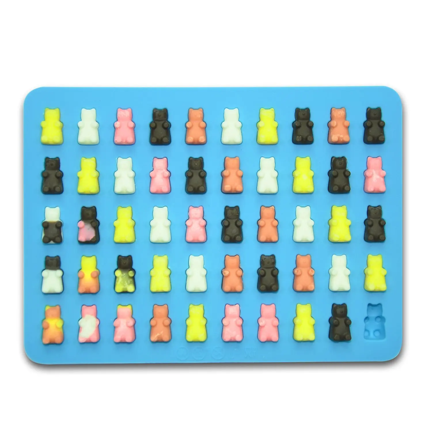 Silicone Mini Gummy Bear Molds For Chocolate & Candy Making,non stick