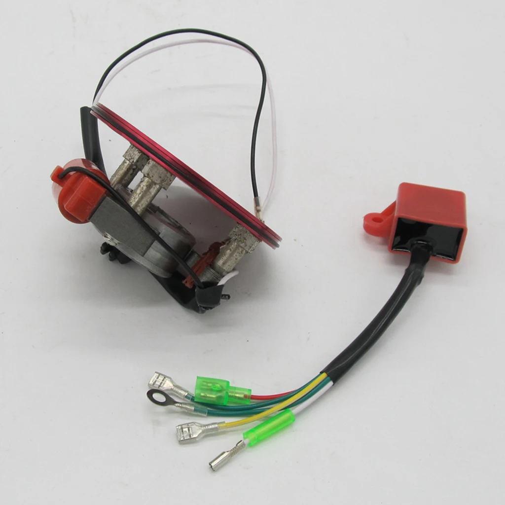 Koop 1 stuk Hoge Prestaties Magneto Coil Inner Rotor Stator Kit 50cc 125cc Inner Rotor Stator Kit Magneto Coil Motoren
