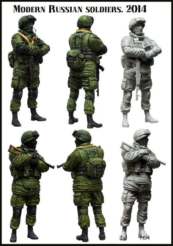 

MODERN RUSSIAN SOLDIERS (2 Model) 1/35 Resin Model Kit