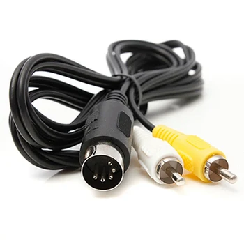 

BUKIM Audio Video AV Cable Wire A/V 6ft 6" RCA Connection For Sega Genesis 1