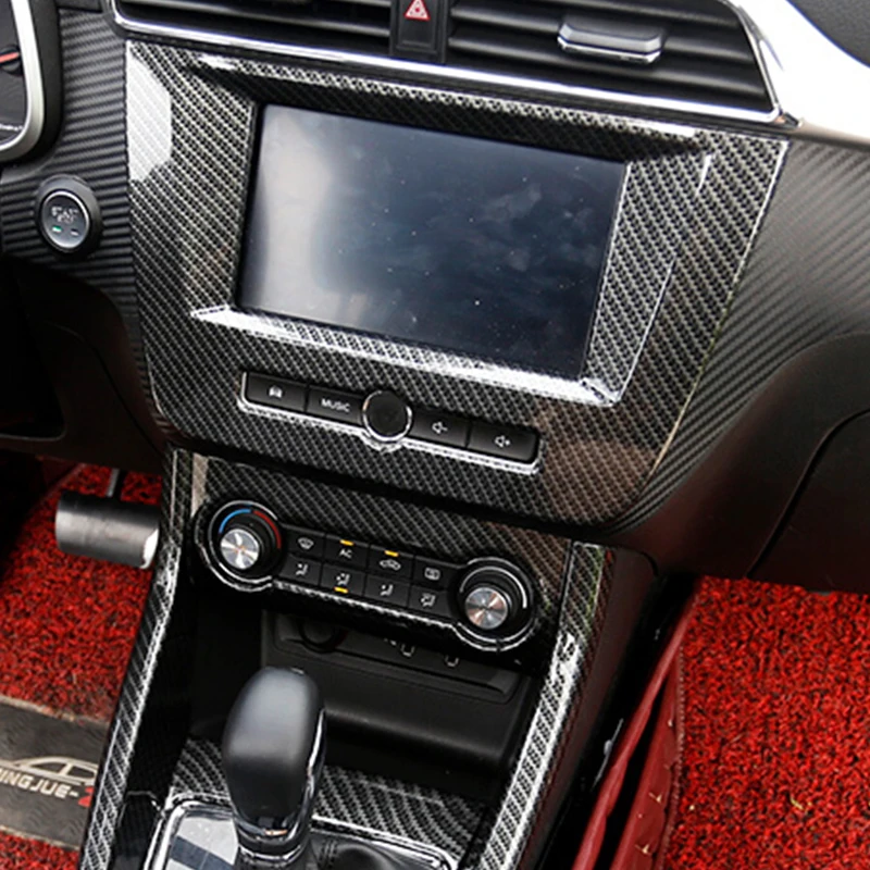 

ABS Chrome For MG ZS 2018 accessories Car Styling Car navigation panel Cover Trim