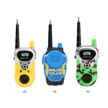 2 unids/lote walkie-talkie eléctrico de llamadas inalámbricas remoto juguetes de plástico bidireccional Radio de largo alcance juguetes de mano para niños(China)
