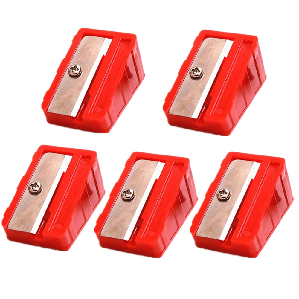 Scott Edward Profession 5PCS Cues Tip Sharpener Tools Billiard Cue Tips Tool Sharpeners Red
