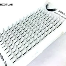 Новые 3D/4D/5D/6D/10D русские объемное наращивание ресниц короткий стержень предварительно сделанные вентиляторы C/D curl норковые ресницы индивидуальные расширения