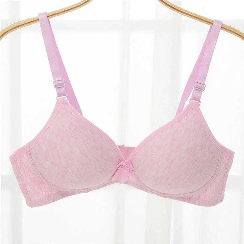 KYLIE PINK Soft Teenage Bras Cotton Young Girls Bras Underwear Puberty ...