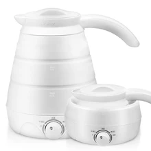 0.75L Электрический чайник Силиконовый складной портативный туристический водный котел Регулируемое напряжение бытовая электрическая техника