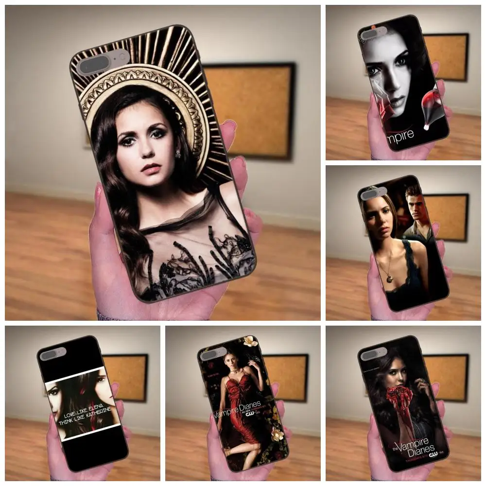 

TPU Phone Cover Case For Xiaomi Mi Mix Max Note 2 2S 3 5X 6 6X 8 9 SE A1 A2 Lite Play Pro F1 The Vampire Diaries Elena Gilbert