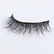 3 пар/лот натуральный 3D реального норки ручной Фалес ресницы выделяющийся ресницы расширения для Макияж
