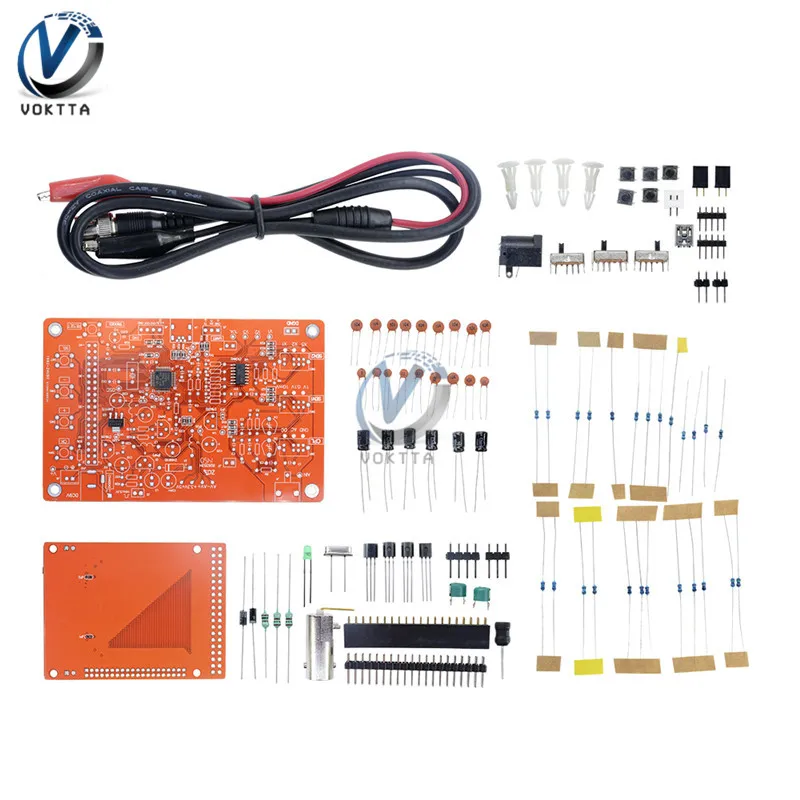 2," TFT ЖК-дисплей цифровой осциллограф Комплект 200 кГц тестер 1Msps полоса пропускания зонд Электронный производственный Набор DIY комплект