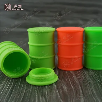 

1pc 26ml large oil drum storage container OEM custom food grade silicone removable bho wax containers RHS Factory free shipping