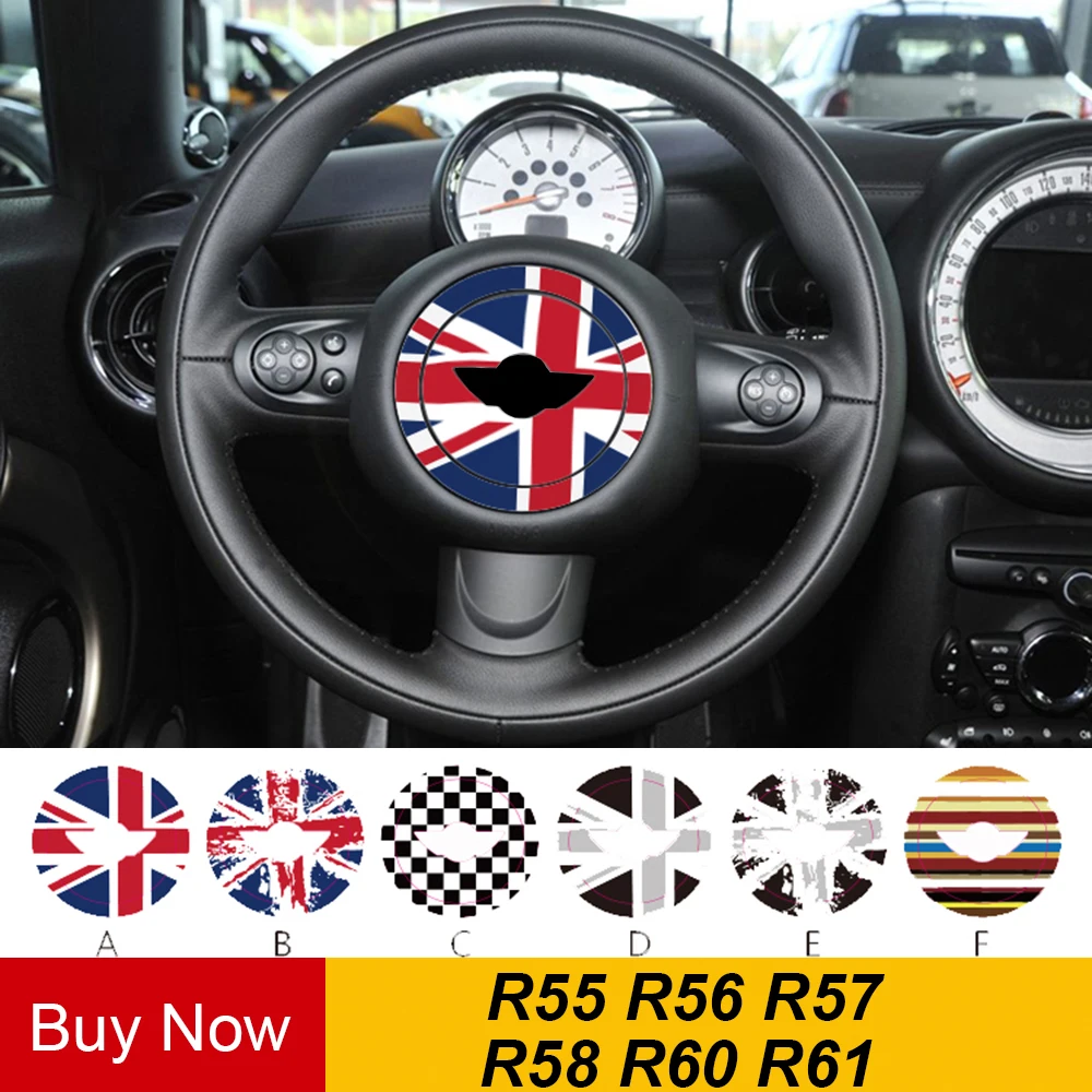 Наклейка на руль автомобиля переводная наклейка мини Купер JCW S Countryman R55 R56 R57 R58 R60