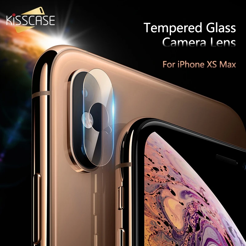 KISSCASE Zurück Kamera Objektiv Screen Protector für iPhone XR X XS Max Gehärtetem Glas Für iPhone