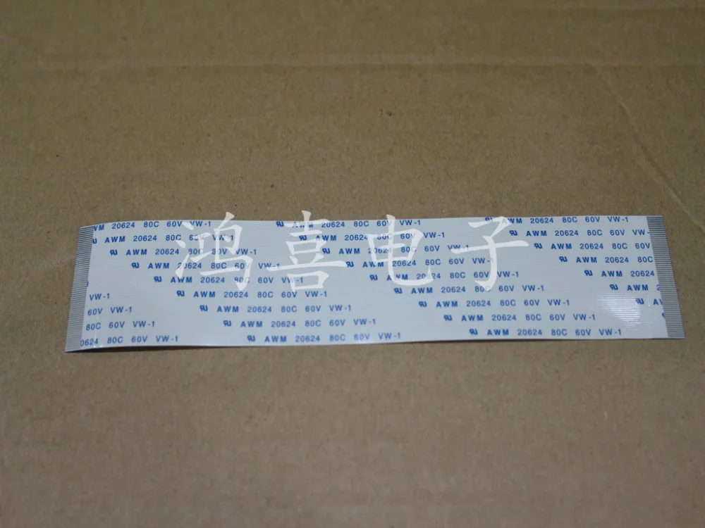 

WZSM New AWM 20624 80C 60V VW-1 Ribbon Cable 0.5 mm 60 Pin 120mm 150mm 200mm 250mm 300mm 400mm 600mm FFC FPC Cable Forward