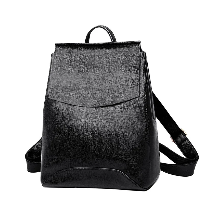 Женские мягкие кожаные рюкзаки, высокое качество, винтажный рюкзак, женская сумка, школьные сумки для девочек, Женская дорожная сумка через плечо