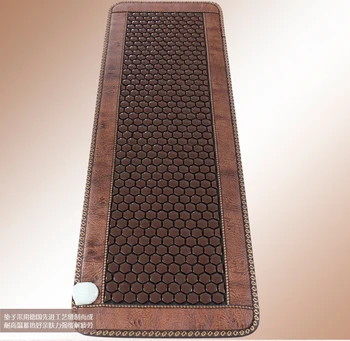 

Good & Free shipping! Natural Jade cushion germanium stone tourmaline heated mat health care physical therapy mat 50cmX150cm
