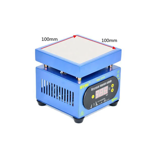 

UYUE 300W 100mm * 100mm LED Display Preheating Platform for Mobile Phone Repair BGA Rework PCB hot plate preheating station