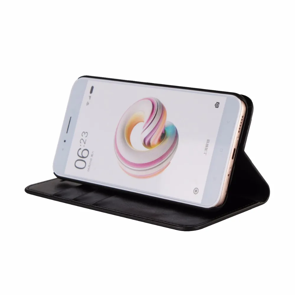 DNGN чехол кошелек из натуральной кожи для Xiaomi Mi A1 высококачественный воловьей 5x