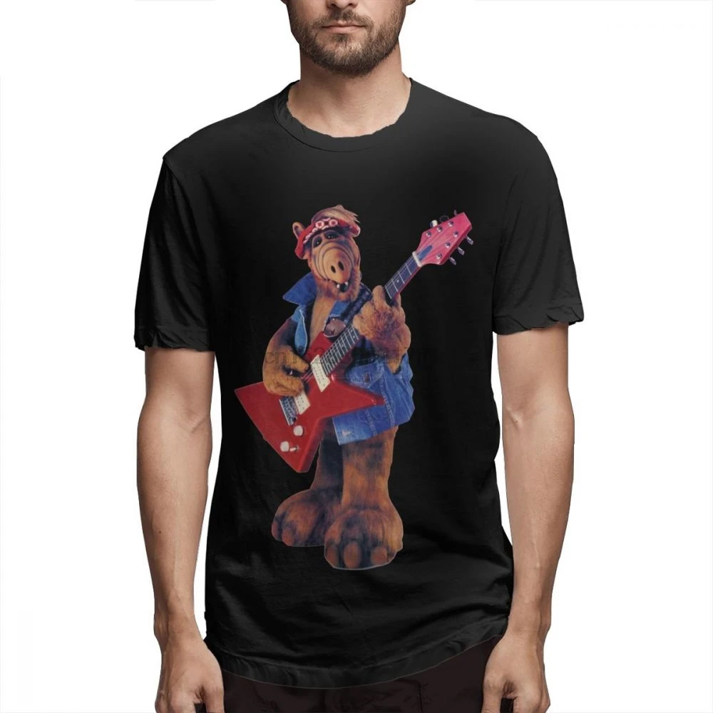 

Latest Alf T Shirt ALF YEAH T-shirt Man Casual Top Design For Boy Round Neck Clothes Fashionable alf Tees