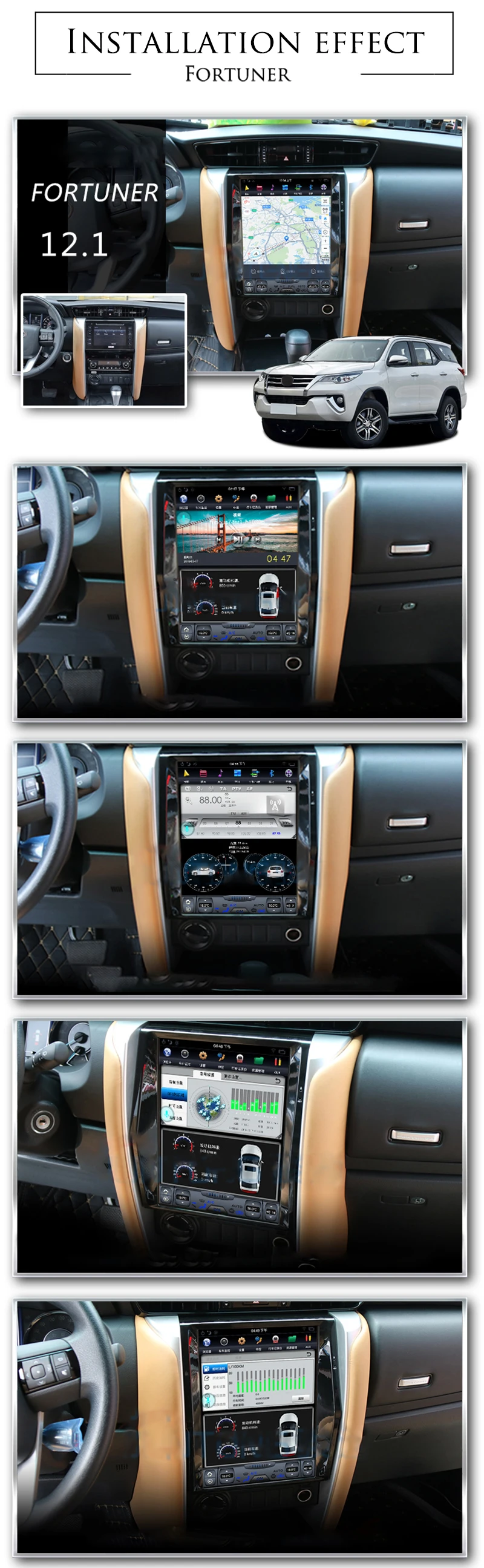 Clearance LiisLee Car Multimedia DVD GPS HiFi Audio Radio Stereo For Toyota Fortuner SW4 AN150 2015~2019 Original Style Navigation NAVI 1