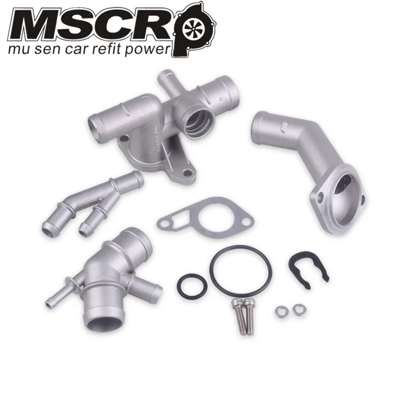 

Cast Aluminum Coolant Flange Upgrade Kits For VW MK4 Golf Jetta GLI GTI TT 337 1.8T