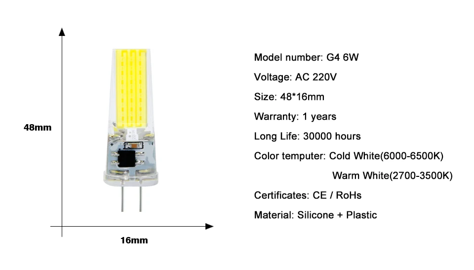 Лампада светодиодный светильник G9 G4 12 В AC DC 220 В 3 Вт 6 Вт 9 Вт Bombillas светодиодный светильник G4 AC 12 В COB светильник для замены точечной люстры G9 ампулы