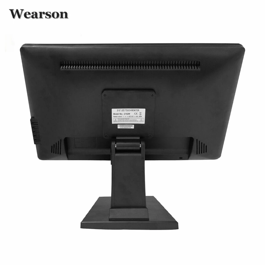 Wearson 21.5 inch Resistive Touch Screen Monitor VGA HDMI 1920x1080 VESA 75&100mm For Medical care&Pos Cashier&Computer,etc (4)