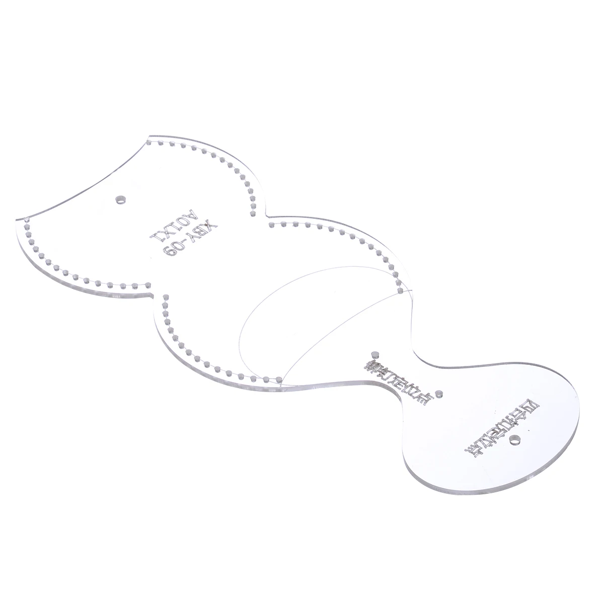 1 Set Mini Coin Purse Wallet Template Clear Acrylic Leather Pattern Leathercraft Sewing Pattern DIY Craft Purse Tool