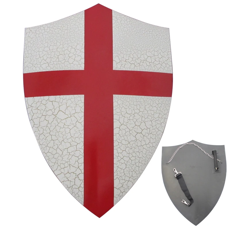 Mittelalterlichen Shields Fur Film Templer Ritter Rot Kreuz Crusader Schild Wand Hangen Ornamente Echt Stahl Material Shield Shields Medievalshield Knight Aliexpress
