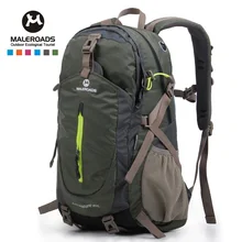 Top quality Maleroads Hiking Backpack Travel Daypack Outdoor Sport Waterproof Backpack Camp Pack Trekk Rucksack Men Women 40L