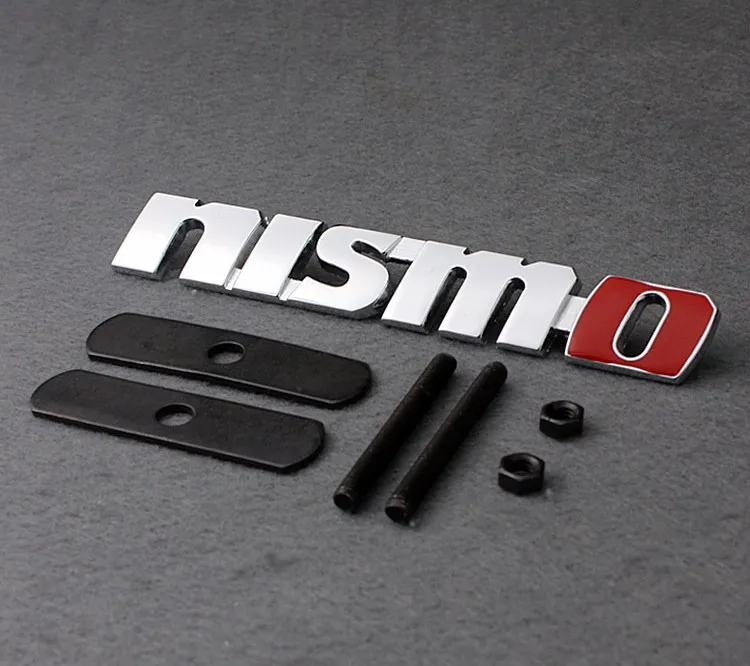 3D металлический автомобильный значок Nismo Эмблема Наклейка решетка эмблема аксессуары для Nissan Tiida Teana GTR 350Z 370Z 240SX и т. Д