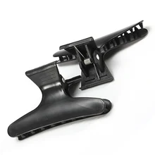 Лучшие 12 шт. парикмахерские салон бабочка зажим для волос черный