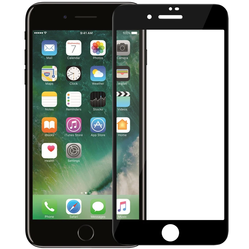 Полноэкранная Защитная пленка NILLKIN XD CP + MAX для iphone se 2020 7 8 plus закаленное стекло
