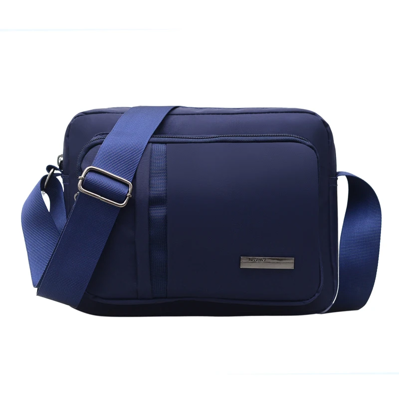 Новые мужские деловые сумки, мужская сумка-мессенджер, повседневная сумка через плечо, мужские дорожные сумки с верхней ручкой, сумка на одно плечо, сумка-тоут - Цвет: Синий