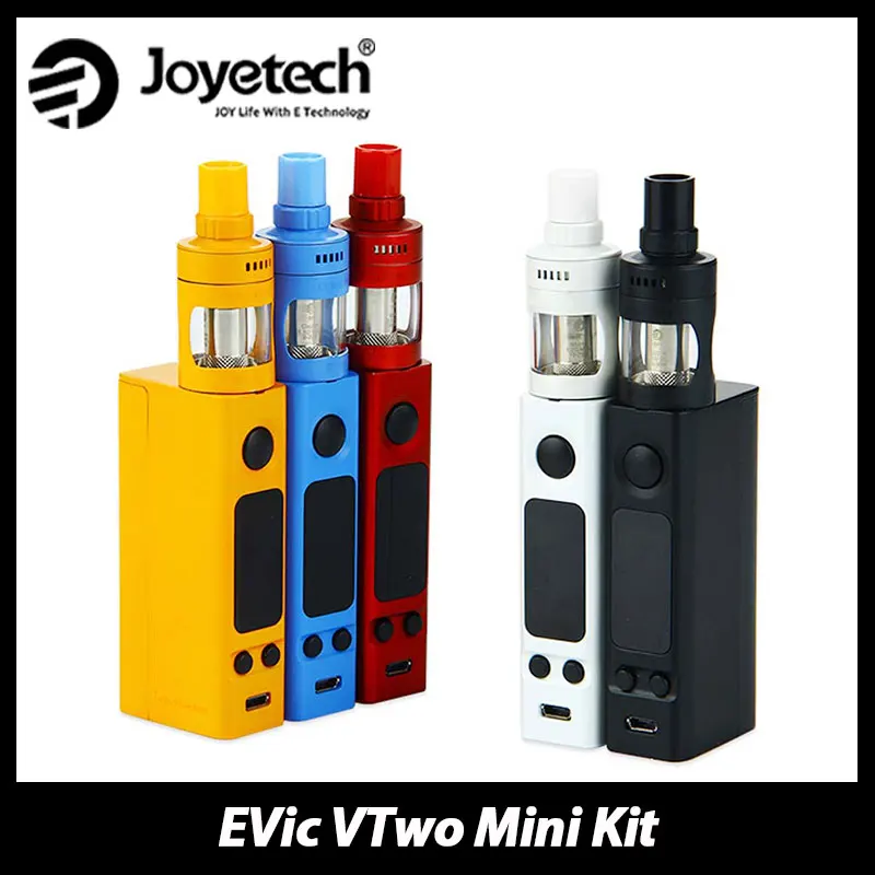 

Original Joyetech eVic VTwo Mini Kit Electronic Cigarette Vaping Kit with Cubis Pro Tank vs VTWO MINI Box MOD eVic VTC Mini
