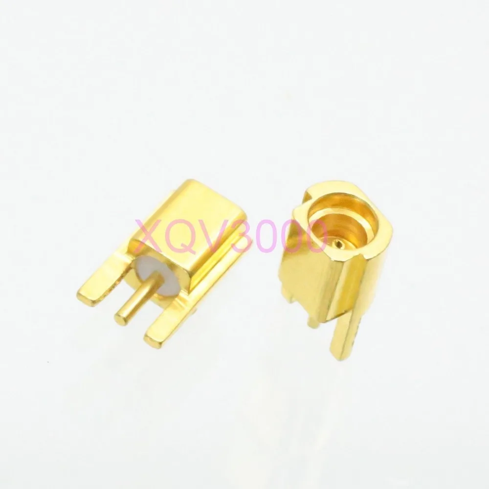 

1pce Connector MMCX female jack solder PCB edge surface mount straight COAXIAL