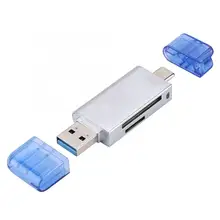 3-в-1 T-663 USB3.0 Тип-C SD карты OTG SD устройство для считывания с tf-карт, лидер продаж