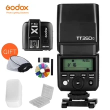 GODOX TT350C Mini Flash TTL HSS 2.4G sans fil avec X1T-C émetteur déclencheur sans fil Flash pour Canon 5D Mark III 80D 7D 760D