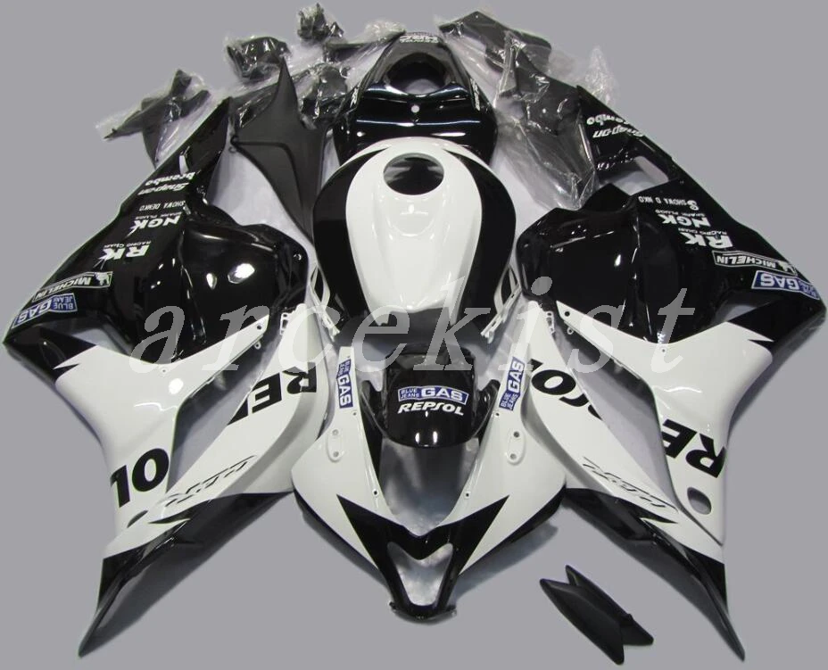 

New Injection Fairing set Fit For Honda CBR600RR F5 2009 2010 2011 2012 09 10 11 12 600RR CBR600 ABS fairings repsol black white