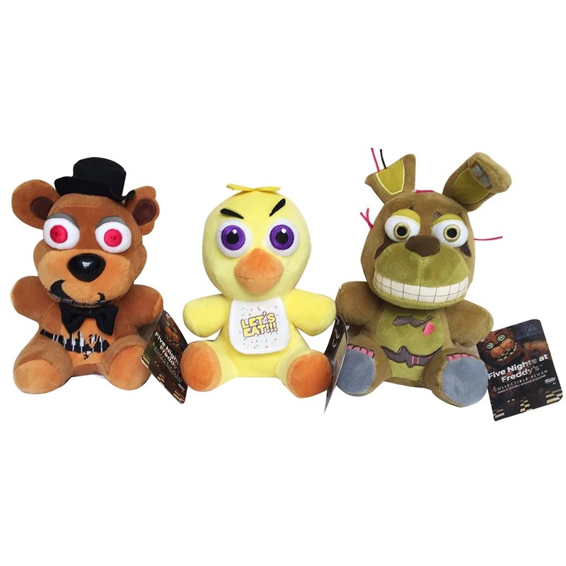 9 шт. Новое поступление 18 см пять ночей у Фредди 4 FNAF медведь Фокси Бонни и Чика