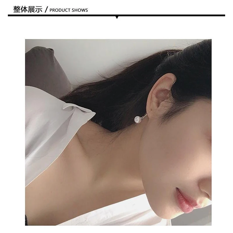 

Imitation Pearl Earrings Fashion Earrings For Women New Popular Handmade Easy Match 2019 Elegant Earrings Hook A001