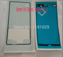 Front Housing Sticker+Battery Back Cover Sticker Adhesive Waterproof Tape For Sony Xperia Z L36H L36i C6603 Free Shipping