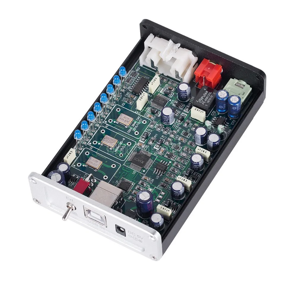 Douk аудио HiFi Mini PCM5102 USB XMOS DAC 384K/32bit расшифрованный усилитель звуковая карта с